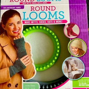 Round Looms! Make hats, socks, mitts and more!